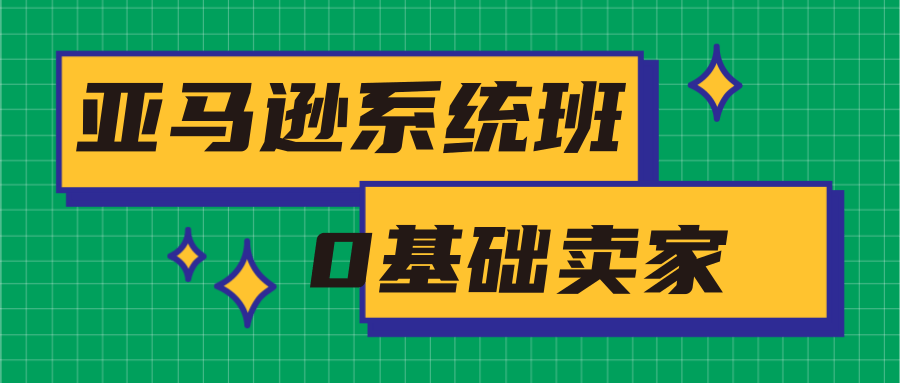 亚马逊系统班，专为0基础卖家量身打造，亚马逊运营流程与架构-最全项目网