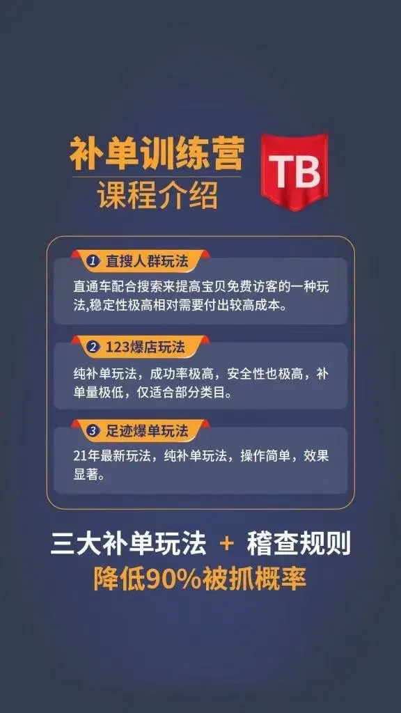 数据蛇淘宝2021最新三大补单玩法+稽查规则，降低90%被抓概率-最全项目网