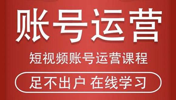 短视频账号运营课程：从话术到短视频运营再到直播带货全流程，新人快速入门-最全项目网