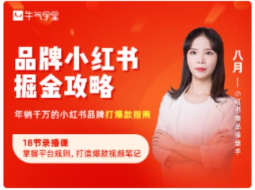 品牌小红书掘金攻略，年销千万的小红书品牌打爆款指南-最全项目网