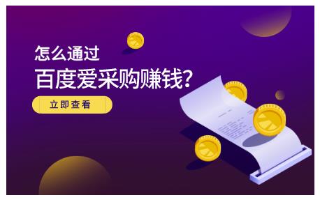 大王·怎么通过百度爱采购赚钱，已经通过百度爱采购完成200多万的销量-最全项目网