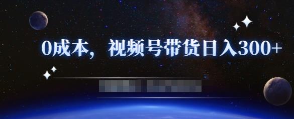 零基础视频号带货赚钱项目，0成本0门槛轻松日入300+【视频教程】-最全项目网