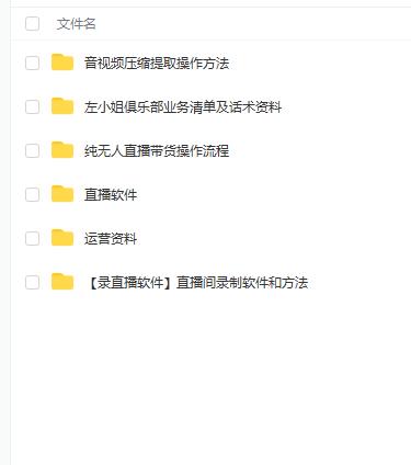 左小姐-直播带货俱乐部十三行、无人直播，全套教程附：工具、文档、话术资料-最全项目网
