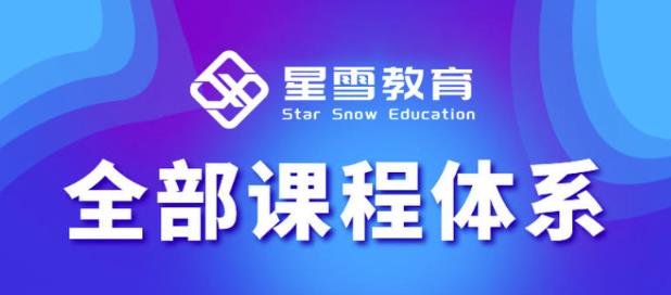 星雪教育淘系高级班，更全的运营提升方案，零基础由浅入深，店铺最新玩法-最全项目网