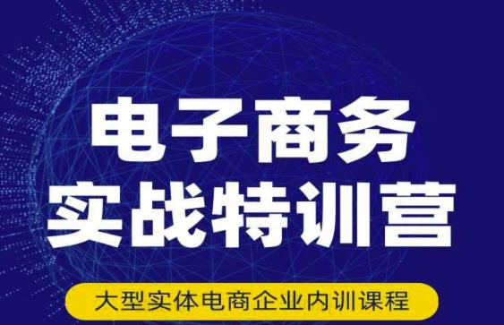 民赛电气内部出品：电子商务实战特训营，全方位带你入门电商，308种方式玩转电商-最全项目网
