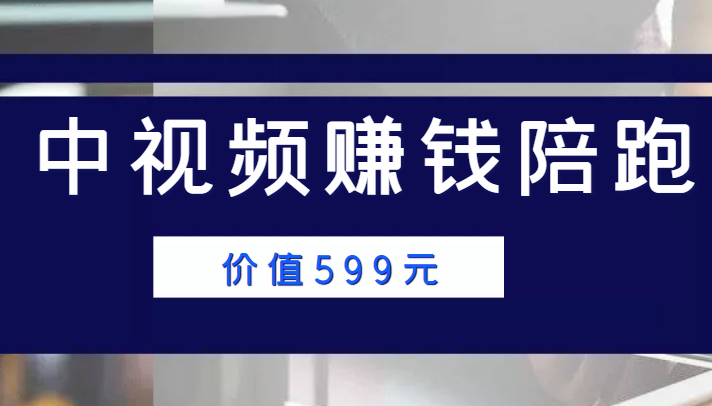 中视频赚钱陪跑，卖中视频账户赚钱收益陪跑项目（价值599元）-最全项目网