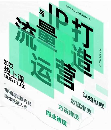 大蓝流量运营&个人ip打造课，短视频带货/爆款文案/流量运营/直播入门/镜头变现/流量商业-最全项目网