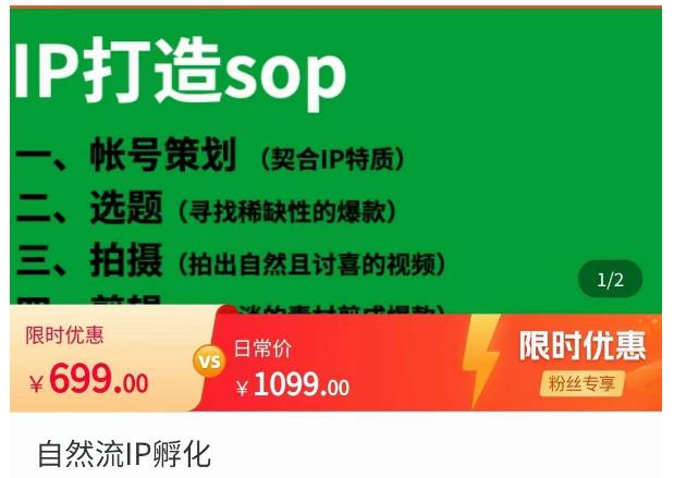 瑶瑶·自然流IP孵化，系统掌握IP孵化全流程，也能学到选题，剪辑，账号运营经验-最全项目网