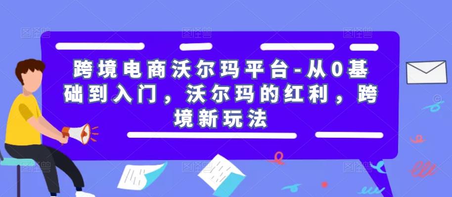 跨境电商沃尔玛平台-从0基础到入门，沃尔玛的红利，跨境新玩法-最全项目网