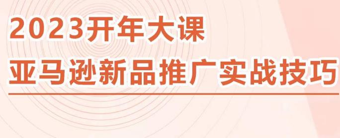 2023亚马逊新品推广实战技巧，线下百万美金课程的精简版，简单粗暴可复制，实操性强的推广手段-最全项目网