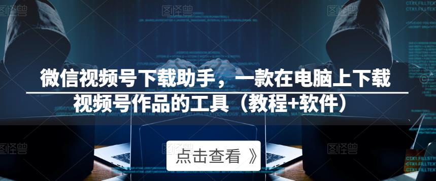 微信视频号下载助手，一款在电脑上下载视频号作品的工具（教程+软件）-最全项目网