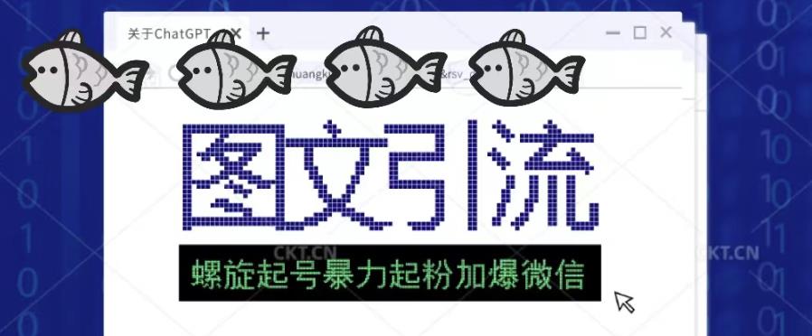 2023年价值1980的图文引流创业粉螺旋起好技术暴力起粉加爆微信-最全项目网