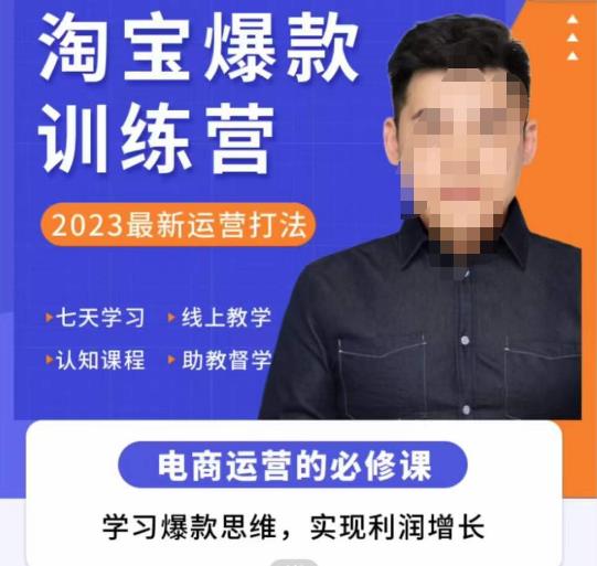 爱上黄昏·淘宝爆款训练营，2023最新运营打法，学习爆款思维，实现利润增长-最全项目网