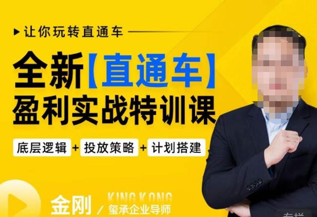 玺承·全新直通车盈利实战特训课，从​底层逻辑详细拆解，从底层，策略到搭建，让你玩转直通车-最全项目网