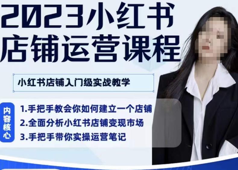 陶金金·2023小红书店铺运营课，小红书店铺入门实战教学-最全项目网