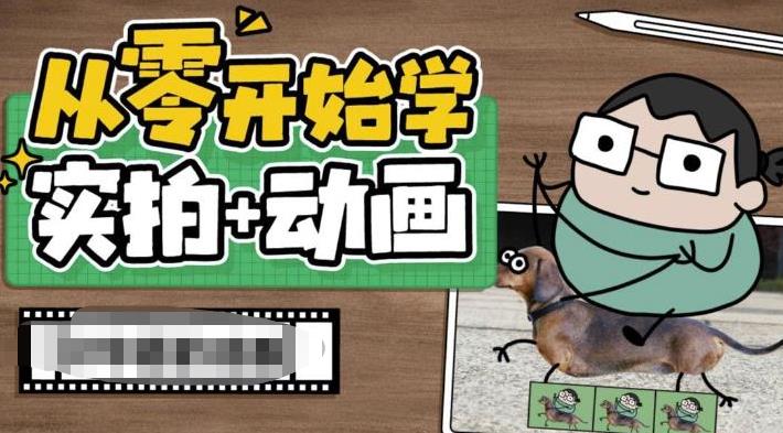 从零开始学实拍加动画，实拍加动画创意教程-最全项目网