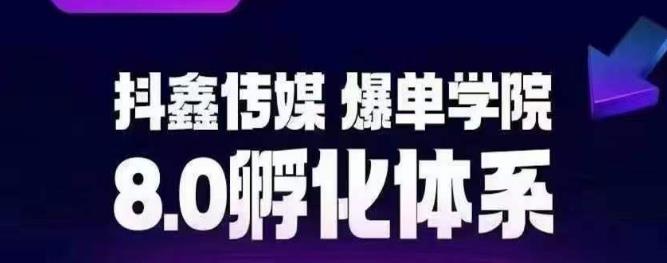抖鑫传媒-爆单学院8.0孵化体系，让80%以上达人都能运营一个稳定变现的账号，操作简单，一部手机就能做-最全项目网