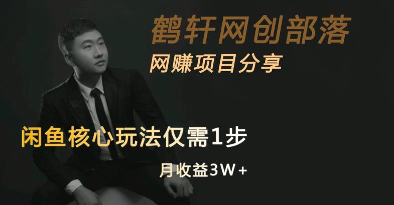 闲鱼核心玩法不卖货也能1年变现20W，玩法简单-最全项目网