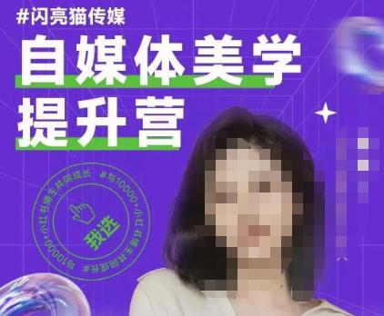 自媒体美学提升营，手把手带你提升品牌审美，做一个有调性的博主-最全项目网