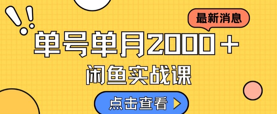 最新闲鱼日入500＋，虚拟资料变现喂饭级讲解-最全项目网