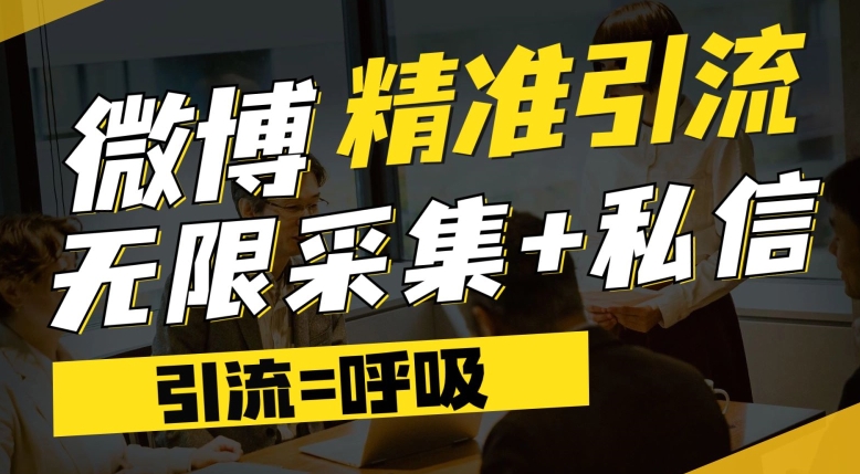 微博最新引流技术，软件提供博文评论采集+私信实现精准引流【揭秘】-最全项目网