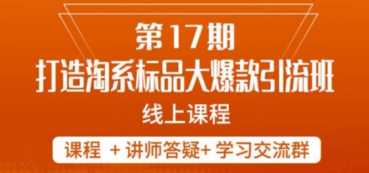 南掌柜-第17期打造淘系标品大爆款，5天线上课-最全项目网