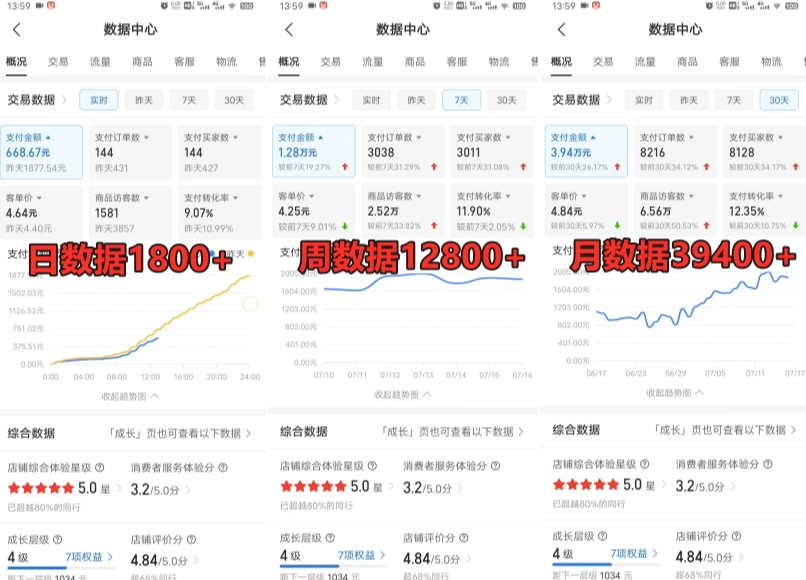 拼多多虚拟电商训练营月入30000+你也行，暴利稳定长久，副业首选-最全项目网