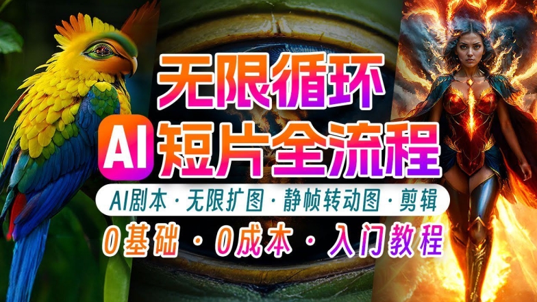 AI剪辑无限循环画面：新手轻松月入上万的秘技【揭秘】-最全项目网
