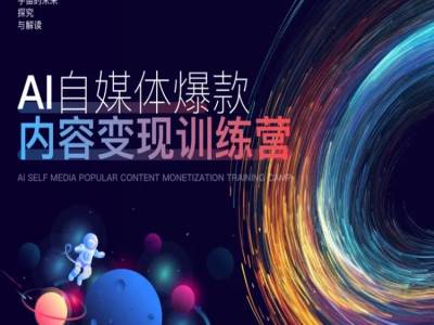 AI自媒体爆款内容变现训练营，20%底层逻辑，60%实操方法，20%案例拆解(即学即用)-最全项目网