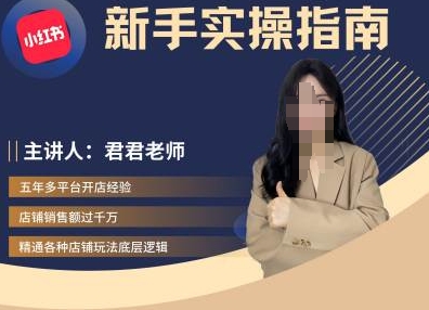 君君-小红书电商从入门到精通，新手实操指南-最全项目网