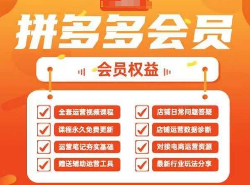 2025拼多多运营实战课，40节全流程教学，覆盖拼多多运营全链路-最全项目网