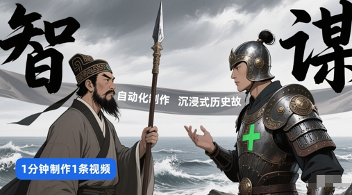 扣子工作流一键生成沉浸式历史故事，一天工作量，3分钟搞定-最全项目网