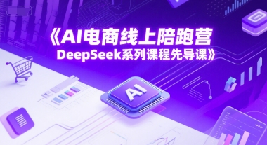 AI电商线上陪跑营，DeepSeek系列课程先导课-最全项目网