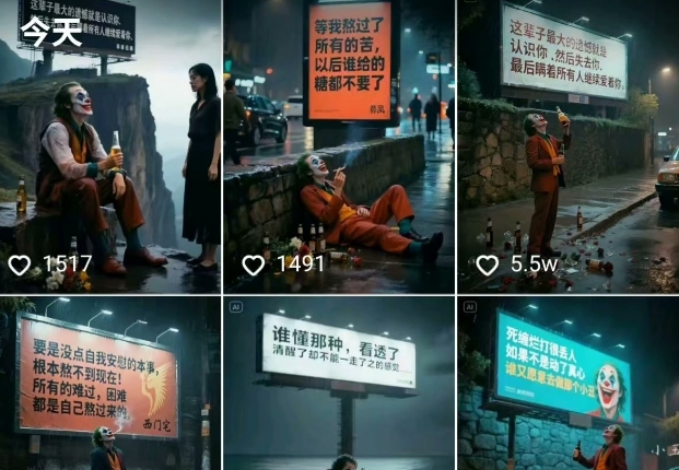 一条视频竟然15W赞！用AI制作小丑自嘲扎心文案视频，当下非常火爆的短视频流量神器-最全项目网
