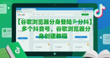 谷歌浏览器分身登陆多个抖音号，谷歌浏览器分身创建教程-最全项目网