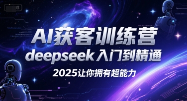 AI获客训练营，deepseek入门到精通，2025让你拥有超能力-最全项目网