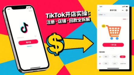 TikTok从开店到投流的进阶课，从基础实操到高阶技巧一网打尽-最全项目网