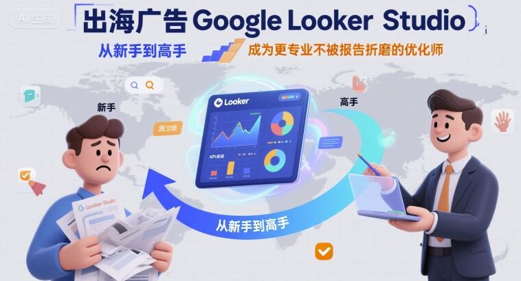 出海广告Google Looker Studio从新手到高手，成为更专业不被报告折磨的优化师-最全项目网