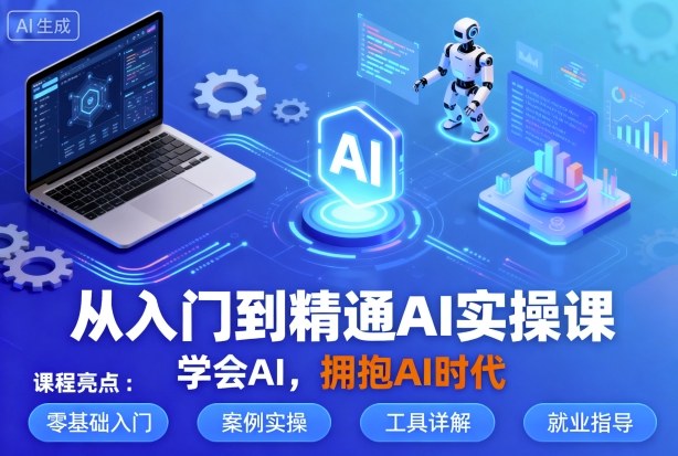 从入门到精通AI实操课，学会AI，拥抱AI时代-最全项目网