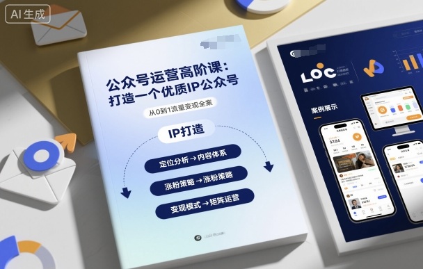 公众号运营高阶课，打造一个优质IP公众号-最全项目网