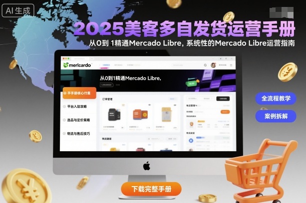 2025美客多自发货运营手册：从0到1精通Mercado Libre，系统性的Mercado Libre运营指南-最全项目网