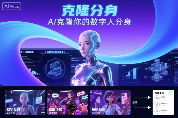 AI数字人认知实操课，克隆你的数字人分身-最全项目网
