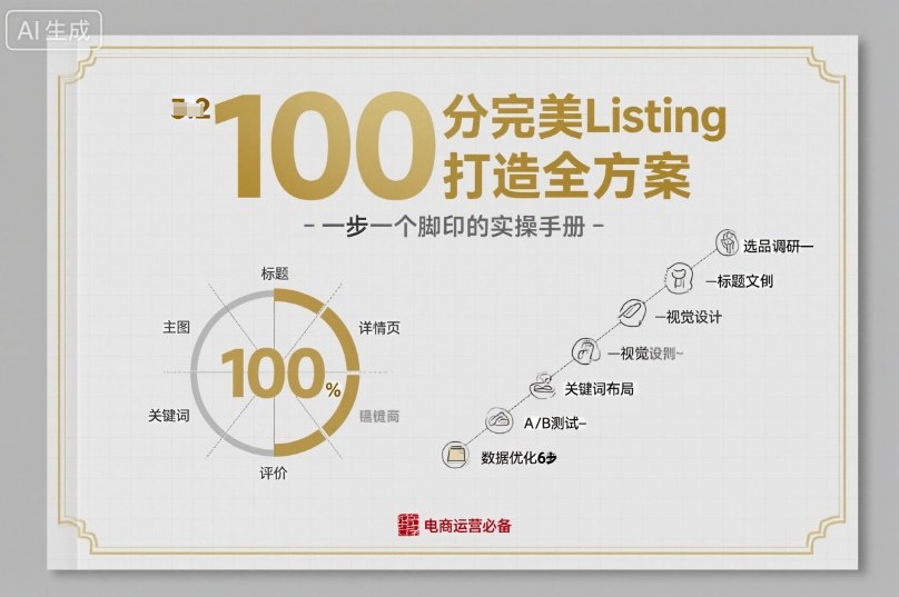 100分完美Listing打造全方案，想要完美listing必须是需要一步一个脚印的-最全项目网