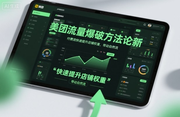 美团流量爆破方法论，付费流快速提升店铺权重，带动自然流-最全项目网