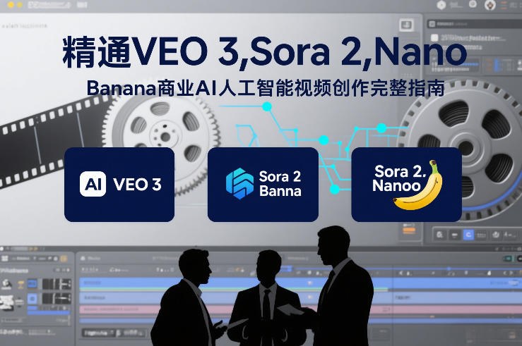 精通VEO 3，Sora 2，Nano Banana商业AI人工智能视频创作完整指南-最全项目网