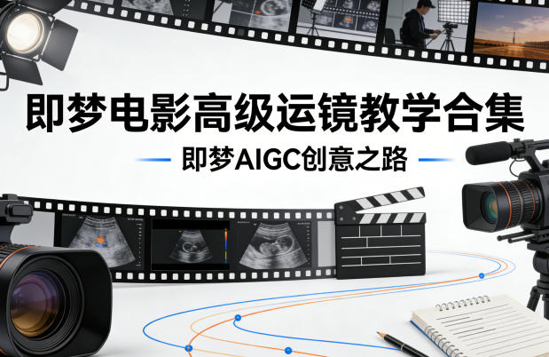 即梦电影高级运镜教学合集，即梦AIGC创意之路-最全项目网