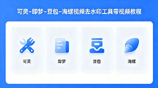可灵–即梦–豆包–海螺视频去水印工具带视频教程-最全项目网
