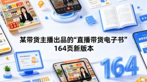 某带货主播出品的《直播带货电子书》164页新版本-最全项目网