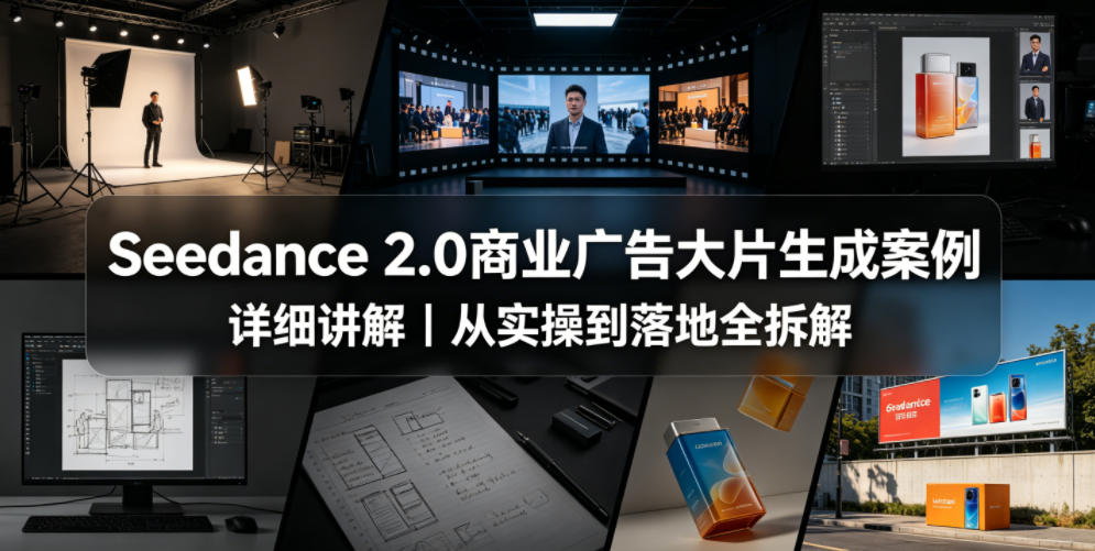 Seedance 2.0商业广告大片生成案例详细讲解｜从实操到落地全拆解-最全项目网