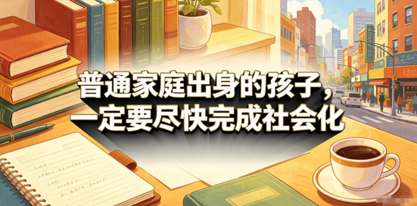 付费文章：普通家庭出身的孩子，一定要尽快完成社会化-最全项目网